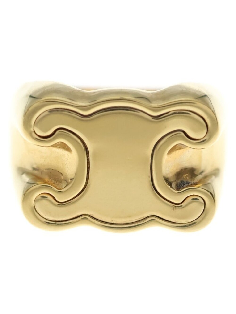 Celine Triomphe Log Gold Ring - Picture 5 of 7